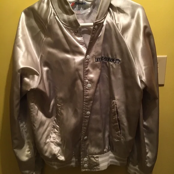 Mens grey/silver jacket - Picture 1 of 3
